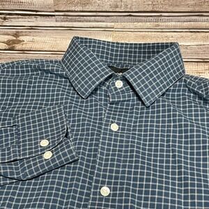 Bonobos Mens Dress Shirt Tailored Fit Check Pattern Long Sleeve Button‎ XL Long